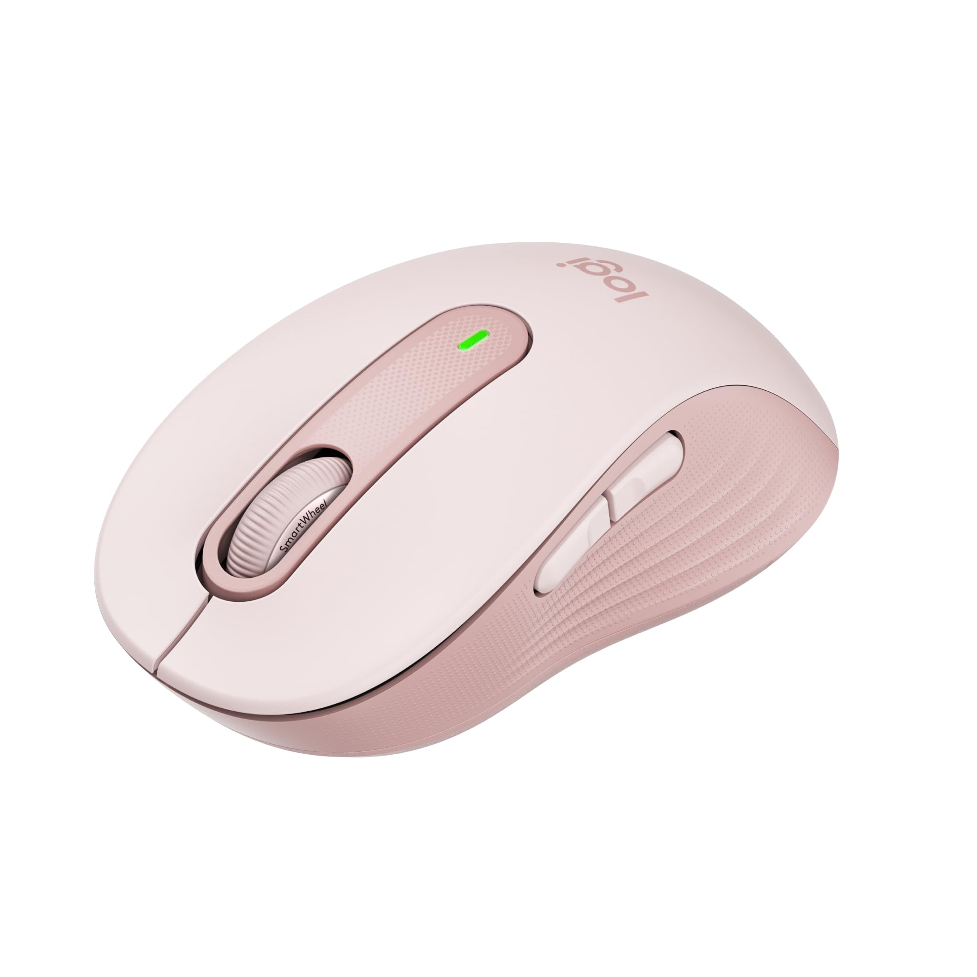 Logitech Signature M650 Draadloze Muis - Voor kleine tot middelgrote handen, 2 jaar batterijduur, stil klikken, aanpasbare zijknoppen, Bluetooth, compatibel met meerdere apparaten - Roze