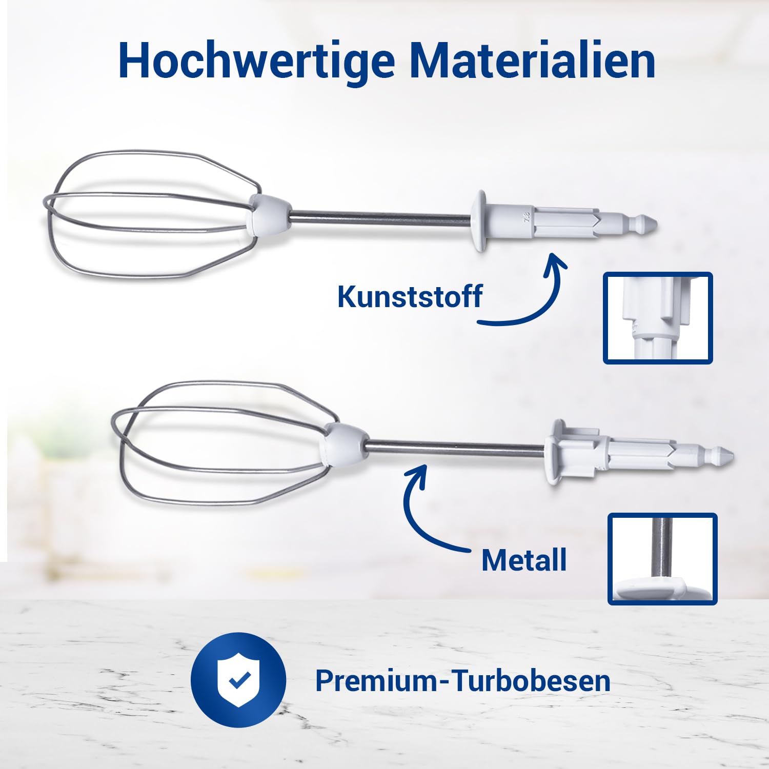 Fruste Per Frullatore VIOKS - Ricambio Per Bosch Siemens CleverMixx, Modelli MFQ3010, MQ95010N, Ecc. - Foto 4