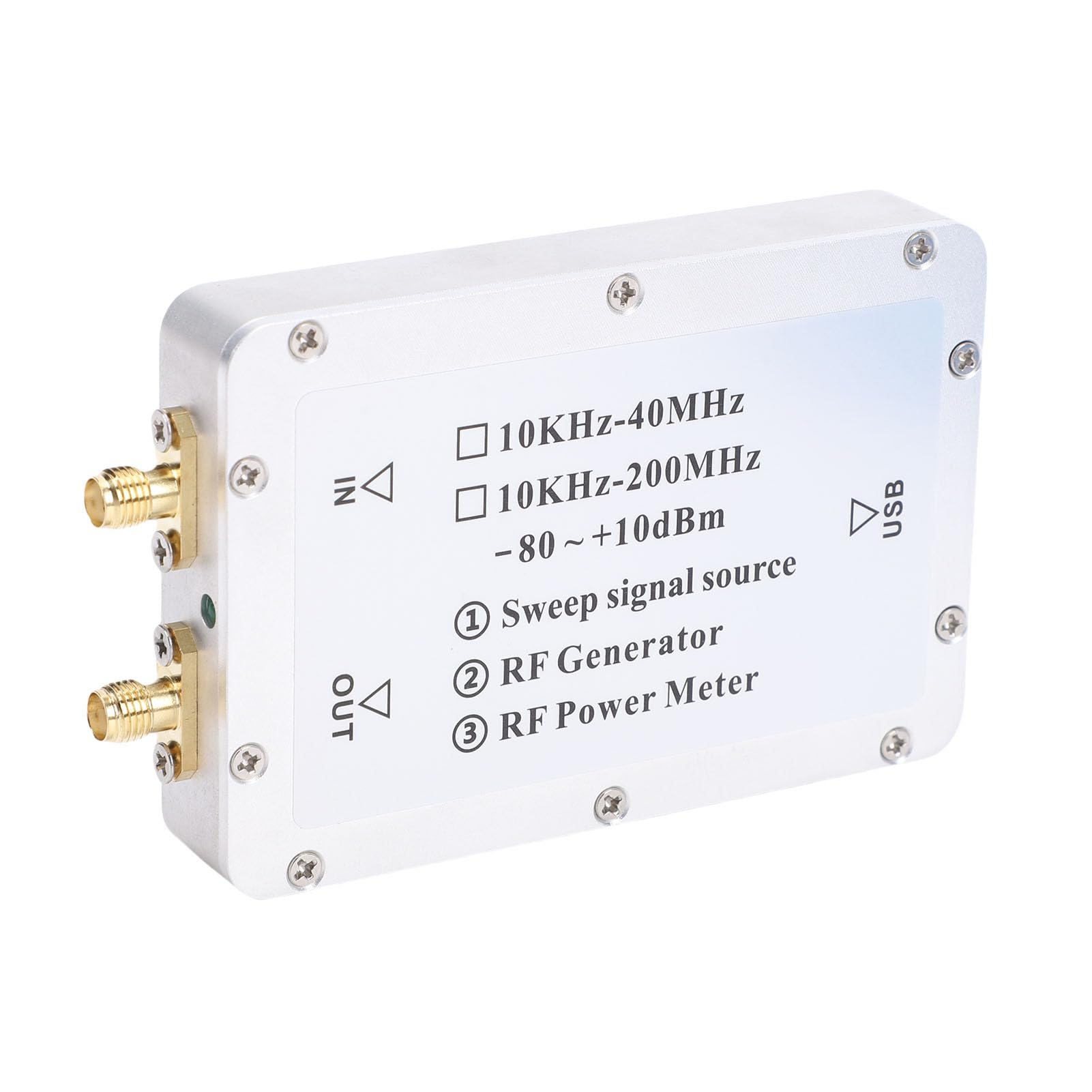 Fafeicy Generador de Señal de Barrido Medidor de Potencia RF de 10 KHz-40 MHz Fuente de Barrido de Frecuencia DDS con USB para Radioaficionados y Pruebas de Circuitos