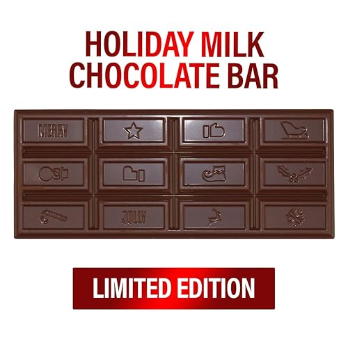 Miniatura 3 de Hershey's - Barras de chocolate con leche, 4 unidades de barras de chocolate envueltas individualmente, caramelos de tamaño completo que se derriten