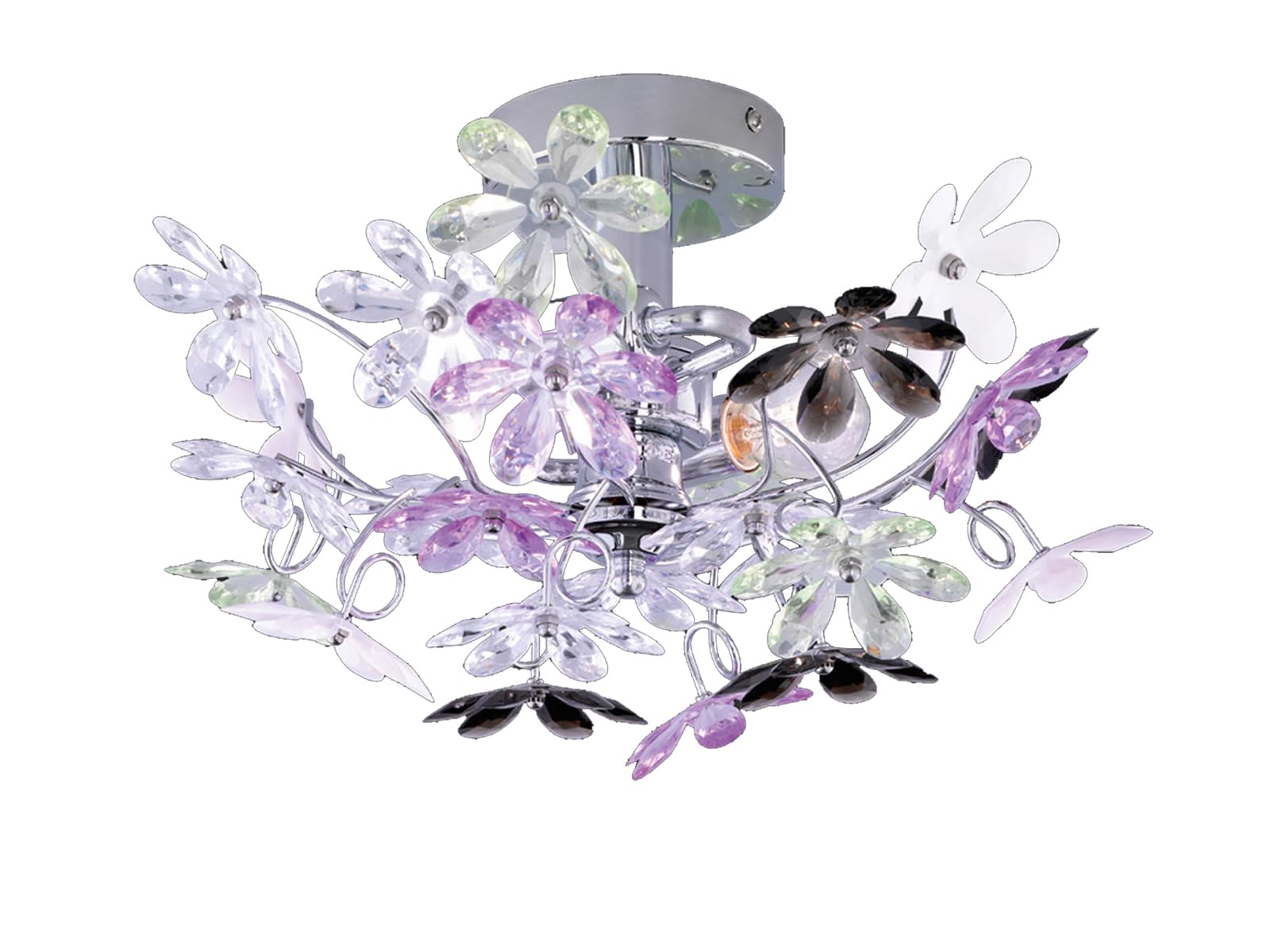 Reality R20012017 Flower Applique, 40 W, Multicolore, Diametro 38 cm
