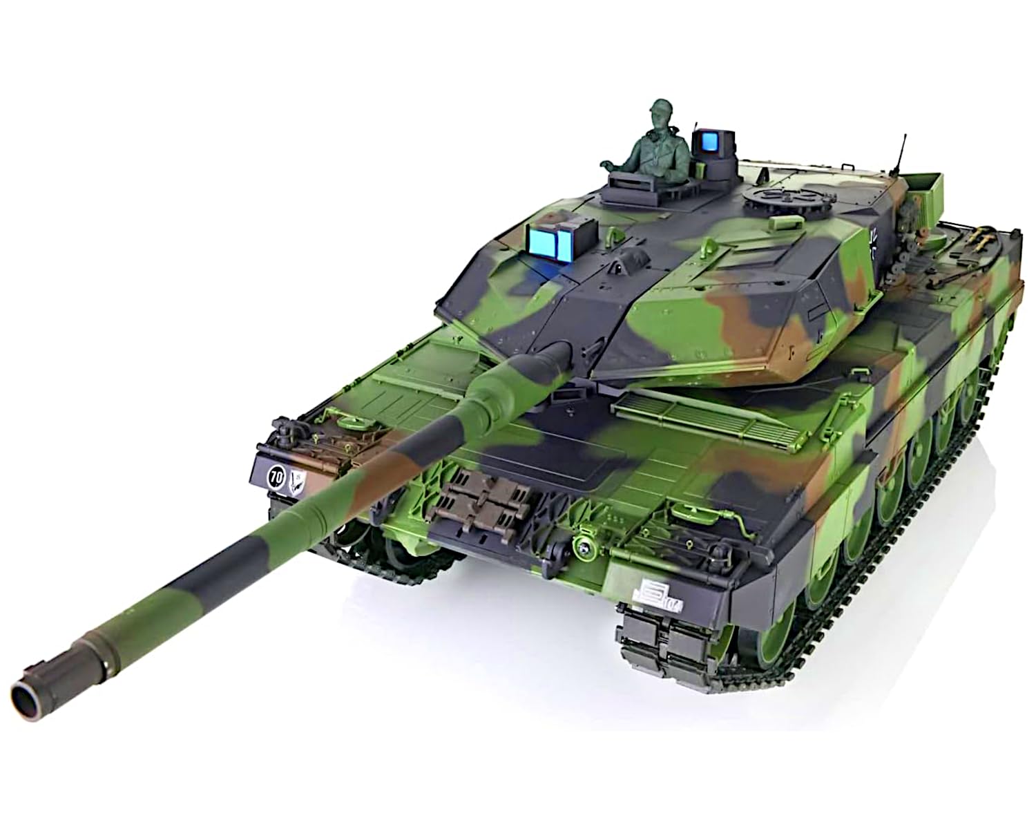 Amazon.com: POCO DIVO Leopard 2A6 German MBT Tank, 1/16 RTR RC War