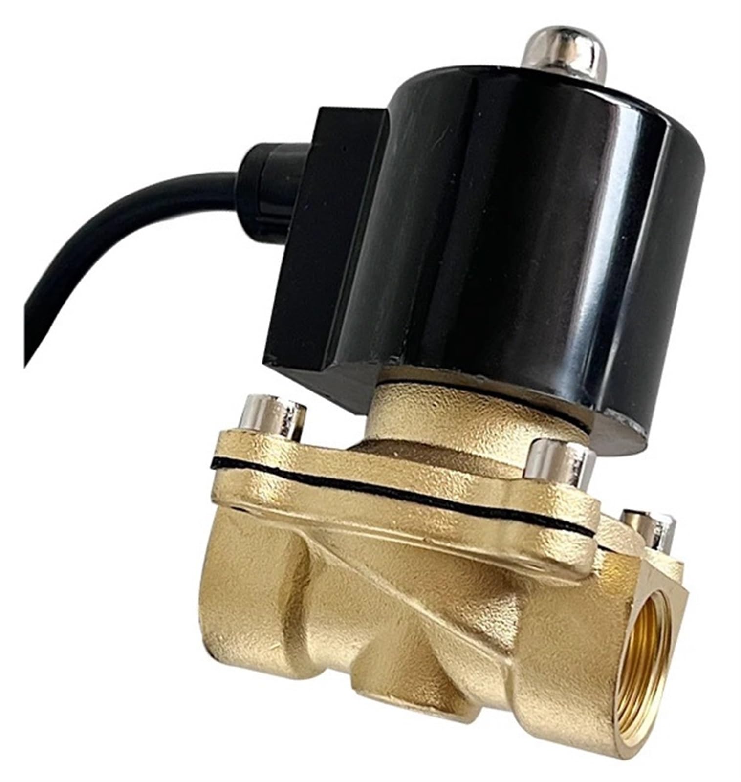 Électrovanne DN25 AC110V vanne d'eau étanche normalement fermée de commande