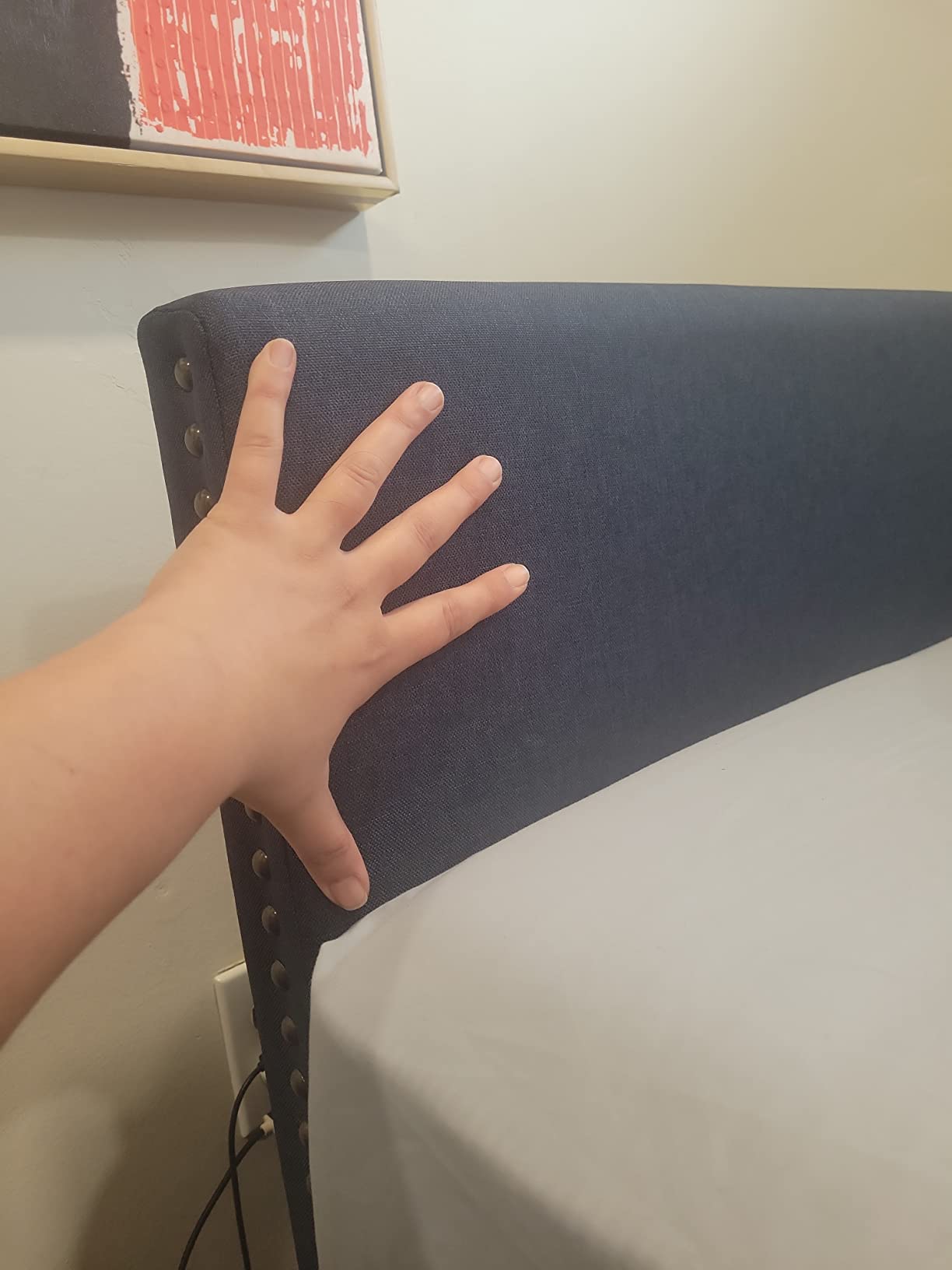 49/mo Finance DHP Dale Upholstered Daybed/Sofa Bed Frame, Full Size