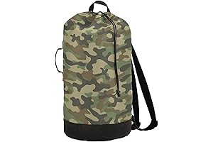 Military Army Camouflage Green Laundry Bag
