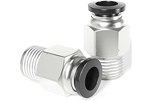 TAILONZ PNEUMATIC Male Straight 1/4 Inch Tube OD x 1/8 Inch NPT...