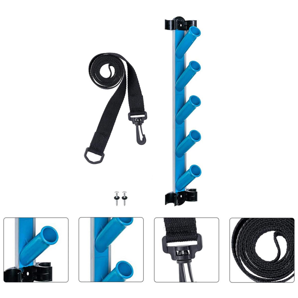 SHINEOFI Support de Nettoyage de Piscine Accessoire pour Rangement Couleur Aléatoire en PVC et Nylon pour Outils de Nettoyage de Piscine