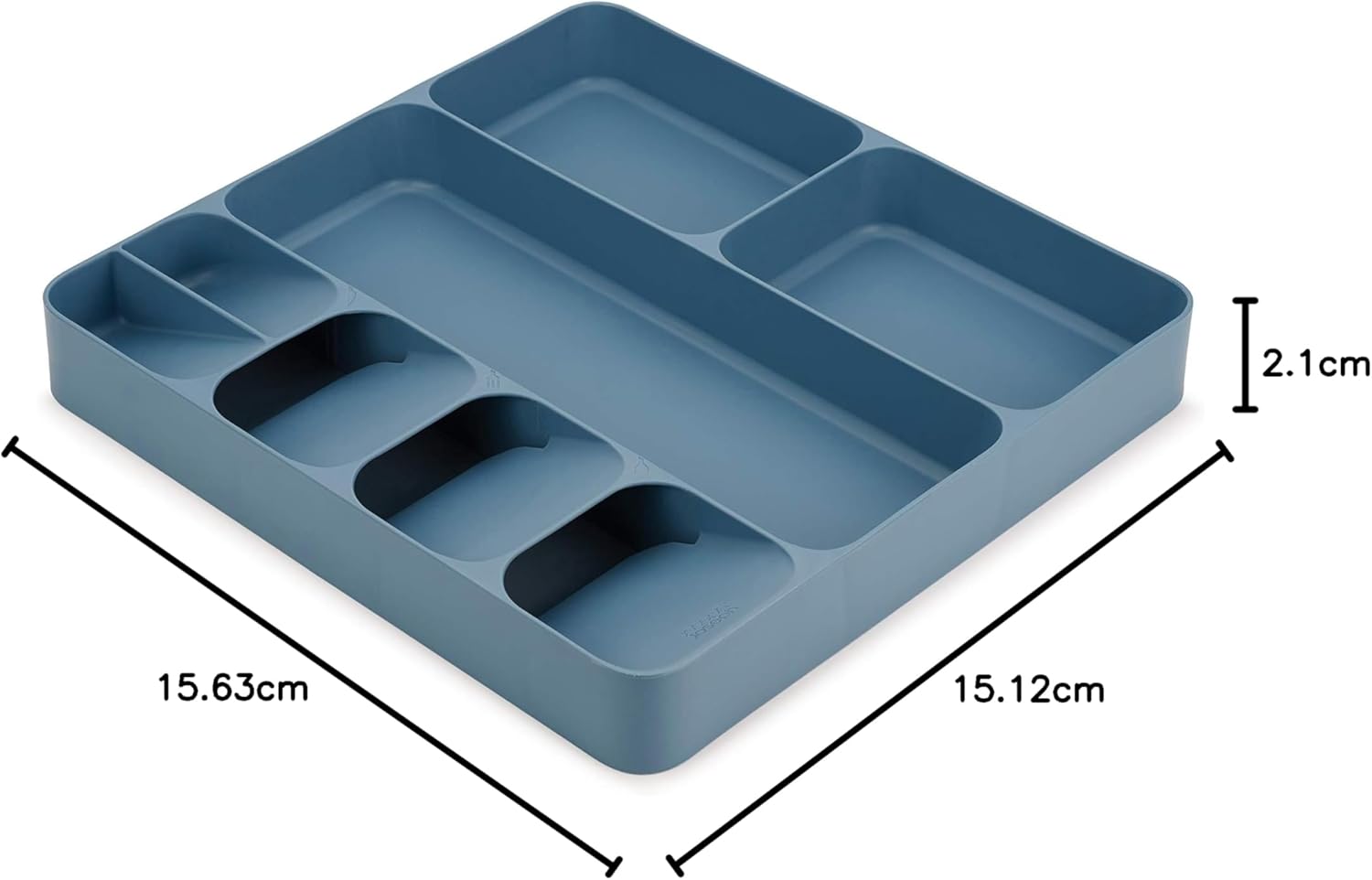 Joseph Joseph DrawerStore Kitchen Drawer Organizer Tray for Cutlery Utensils and Gadgets, One-size, Blue