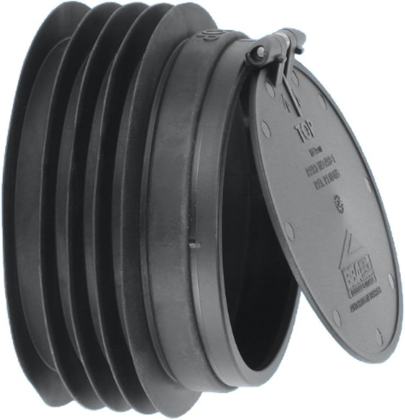 McAlpine Anti Cross-Flow and Rodent Barrier Valve For WC Toliet outlets - Color : Black