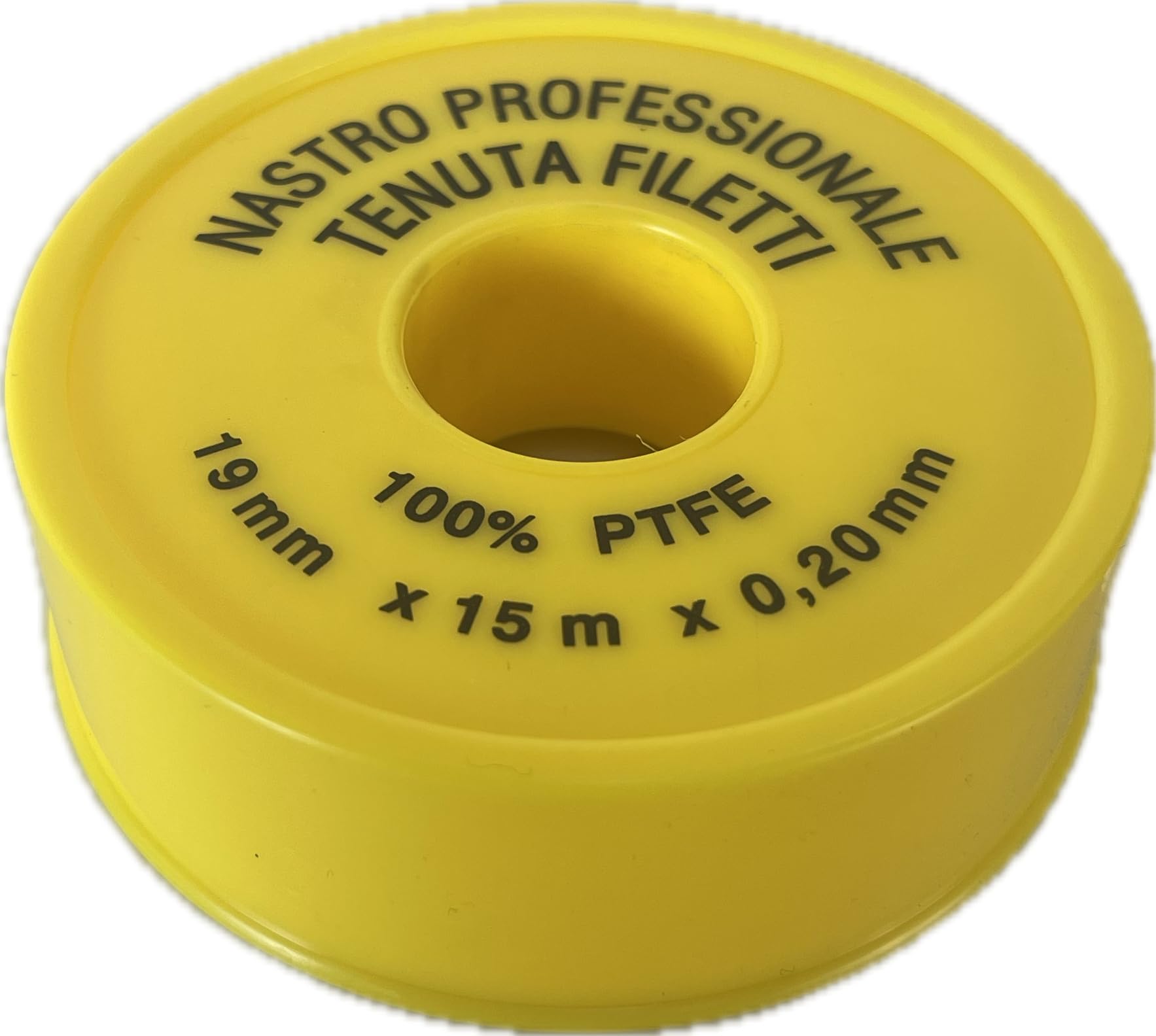 Generico Kit 5 pz Nastro Teflon P.T.F.E. 19mm x 15mt x 0,20mm