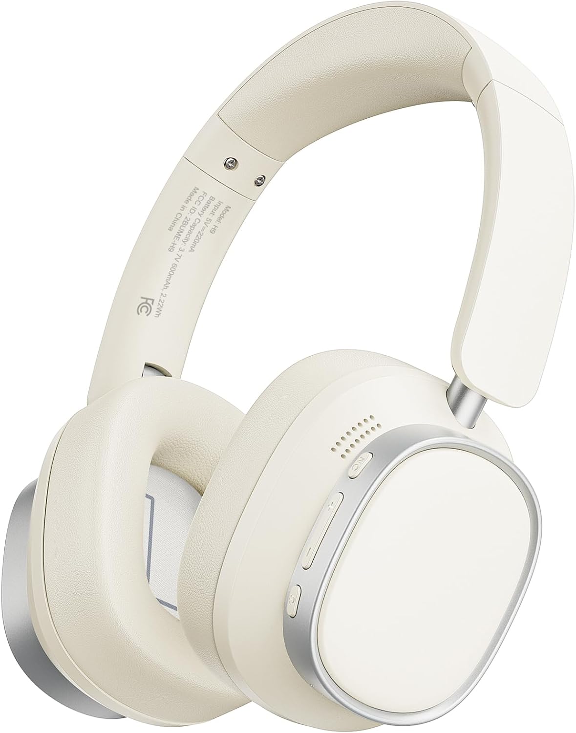 Wireless Headphones Over Ear, 78H Battery Noise Cancelling Headphones with 6.0 Bluetooth, 40mm Driver & 3.5mm Wired Mode, Foldable Comfortable Bluetooth Headphones for Work Travel Smartphone Computer