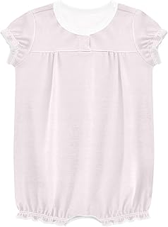 overol de algodón unisex para bebé y niña, recién nacido, manga con volantes, 1 pieza, 3M