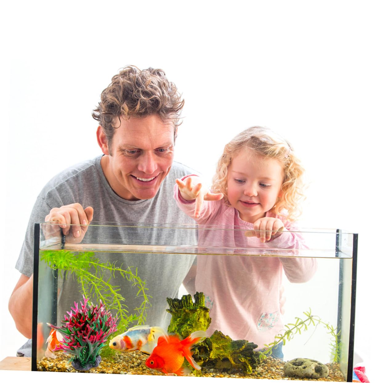 POPETPOP Artificial Coral for Aquariums Mini Red Coral Ornament Safe for Fresh Saltwater Fish Tanks Easy to Clean Creative Decor for Aquarium Landscape and Fish Habitat