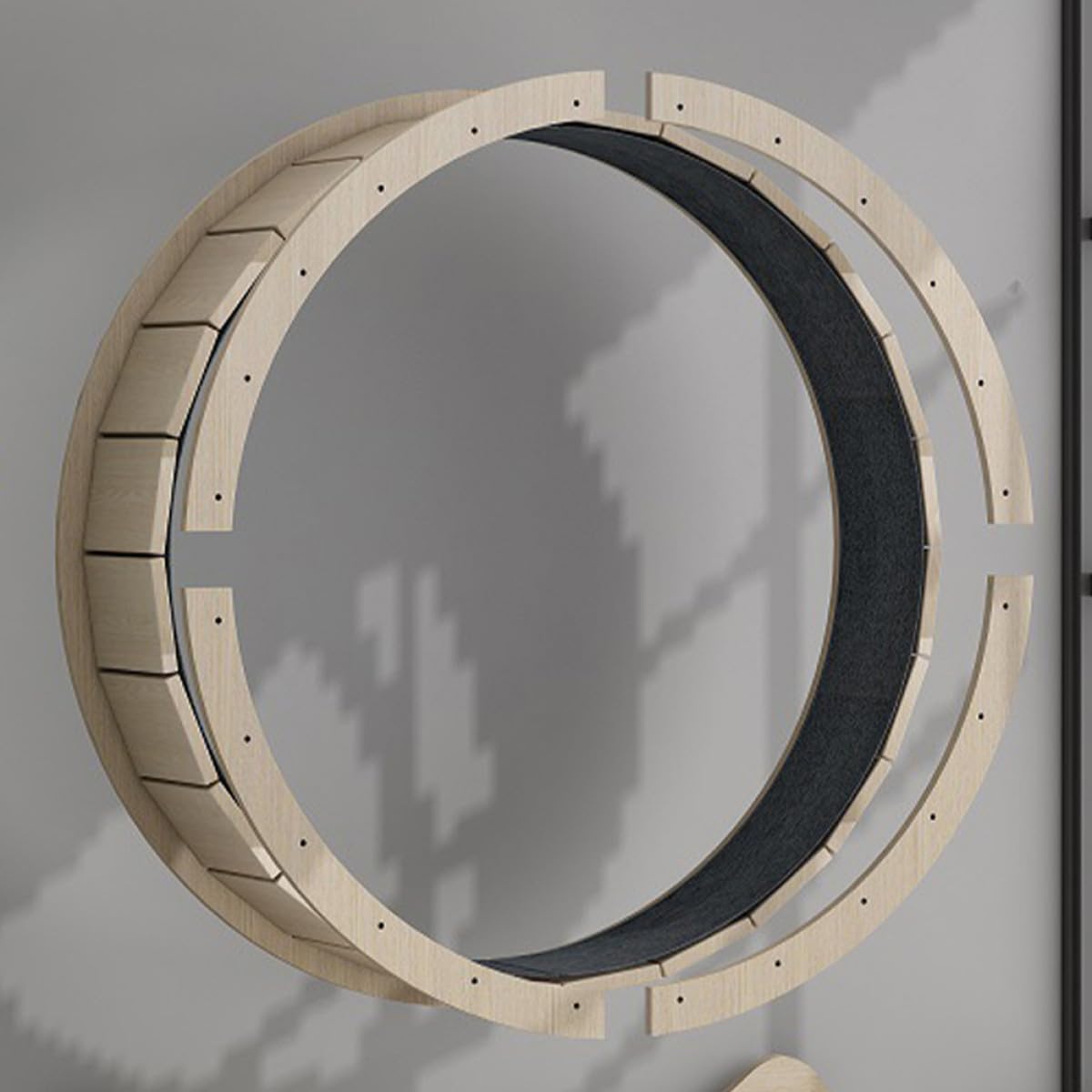 INOOMP Katzenlaufmatte aus Plüsch mit Verdicktem Design und Kratzfest für Katzenlauf Kissen Geeignet für Barhocker und Tisch als Langlebiges Katzenzubehör