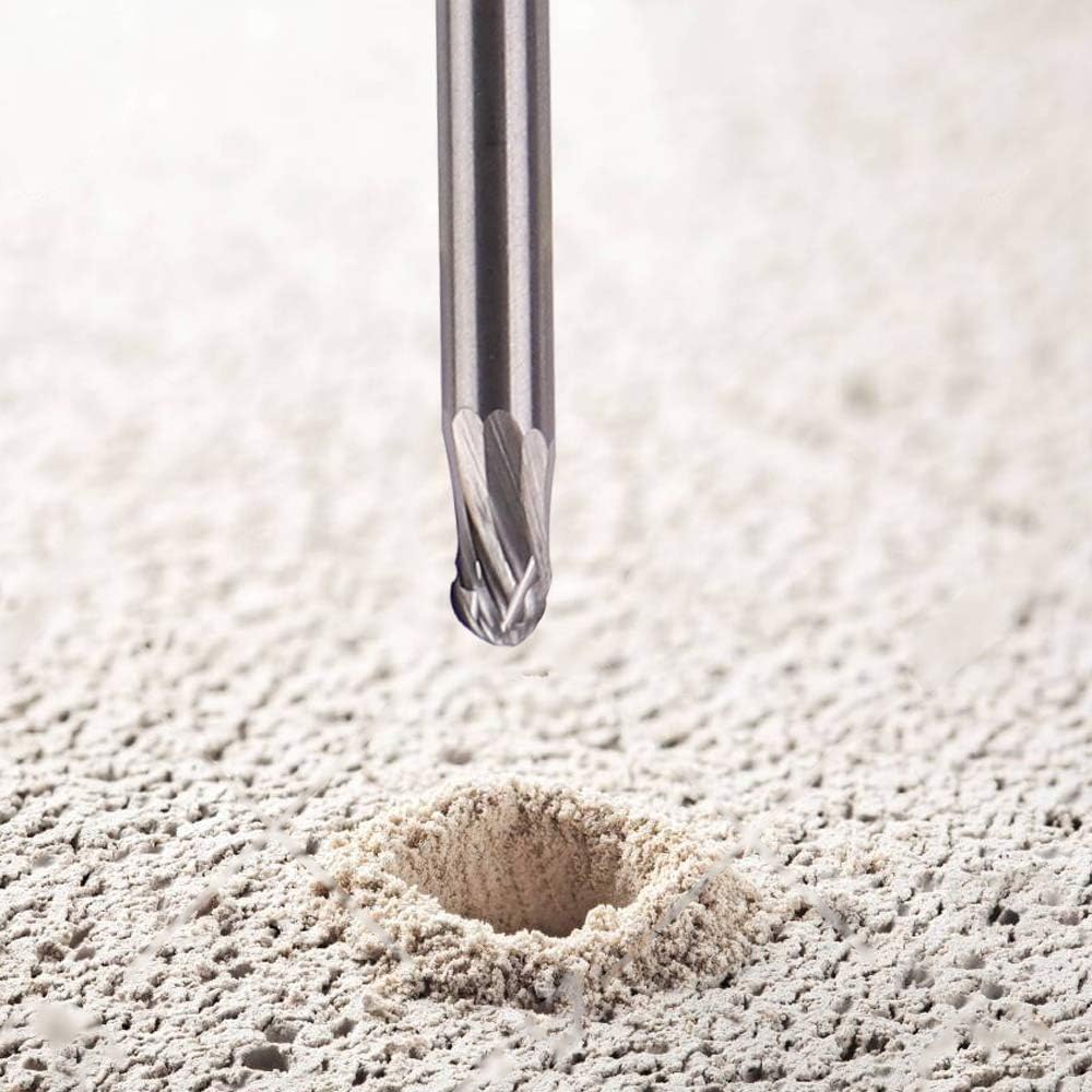 Frez obrotowy SPTA 20 szt., frez z węglika wolframu, stal obrotowa, diamentowe, narzędzie obrotowe z prętem 1/8 cala (3 mm), do samodzielnego wykonania stolarki, rzeźbienia, grawerowania, wiercenia w
