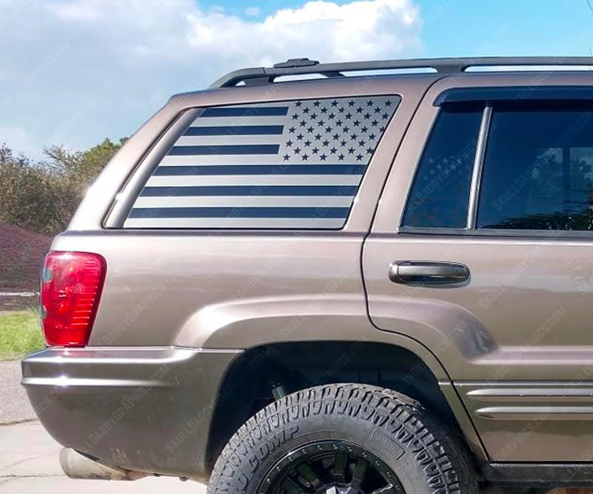 PRECUT Window Flags to fit Jeep Grand Cherokee WJ 1999-2004 (Passenger Side)