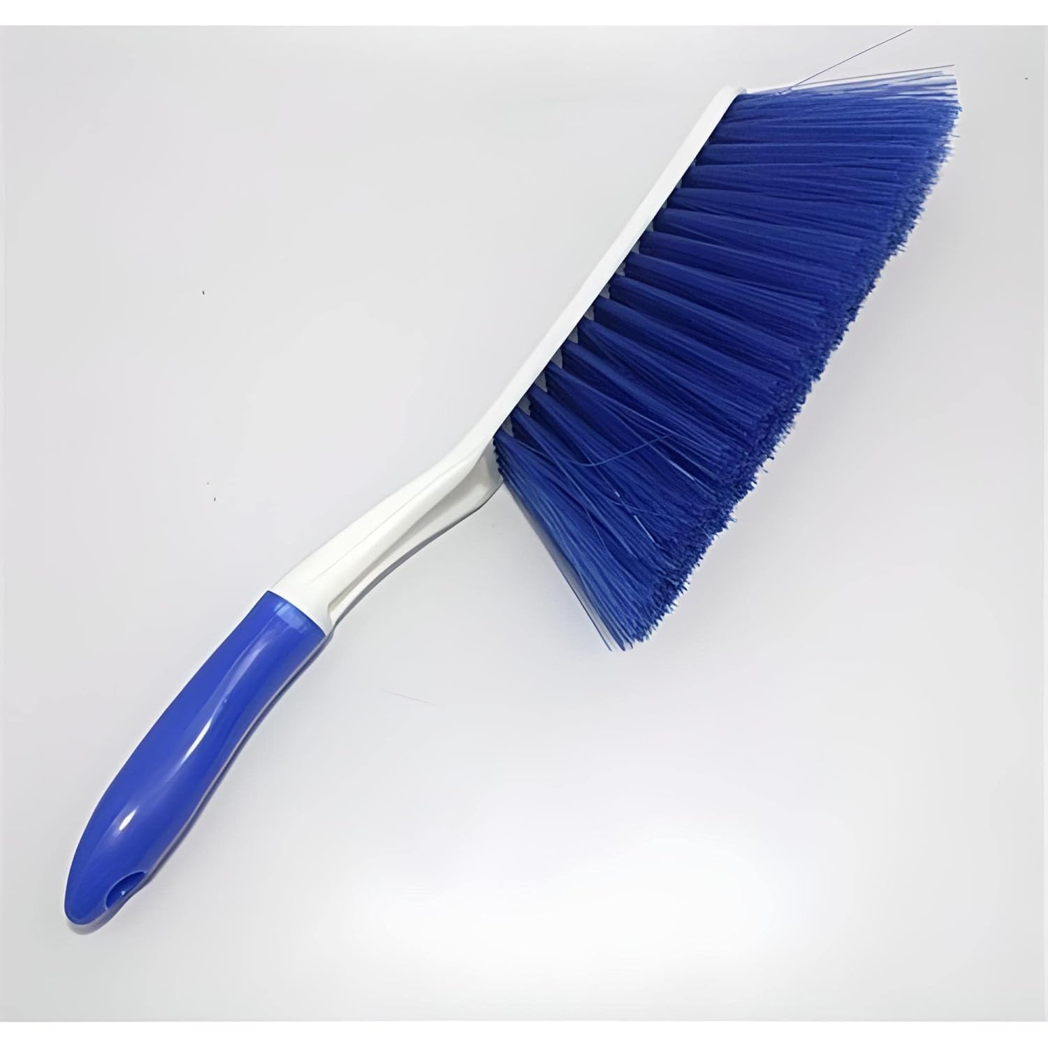 Long Bristle Dust Cleaning Brush, Ideal Carpet Cleaning, Car Seat, Bed, Sofa, Curtains, Mats and Household Cleaning - Blue Color-image-12