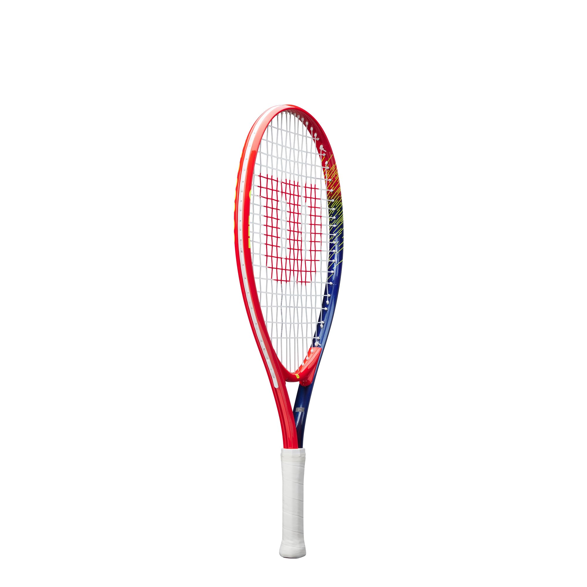 Wilson Slam Junior 23 Boys Tennis Racket Red/Yellow Strung 205g L