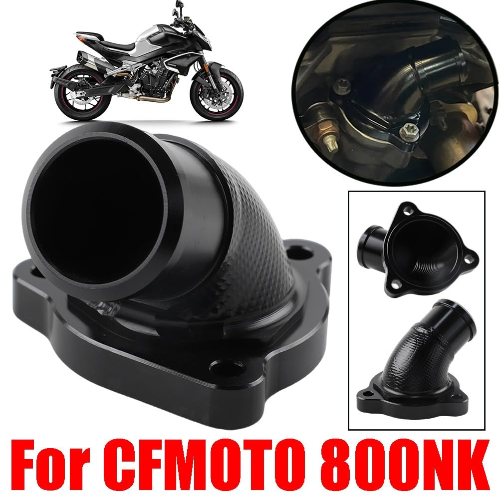 Obudowa termostatu z czujnikiem Osłona obudowy termostatu, przyłącze wody pasujące do CFMOTO CF MOTO 800NK NK800 NK 800 NK 2023-2025 Termostat(Orange)