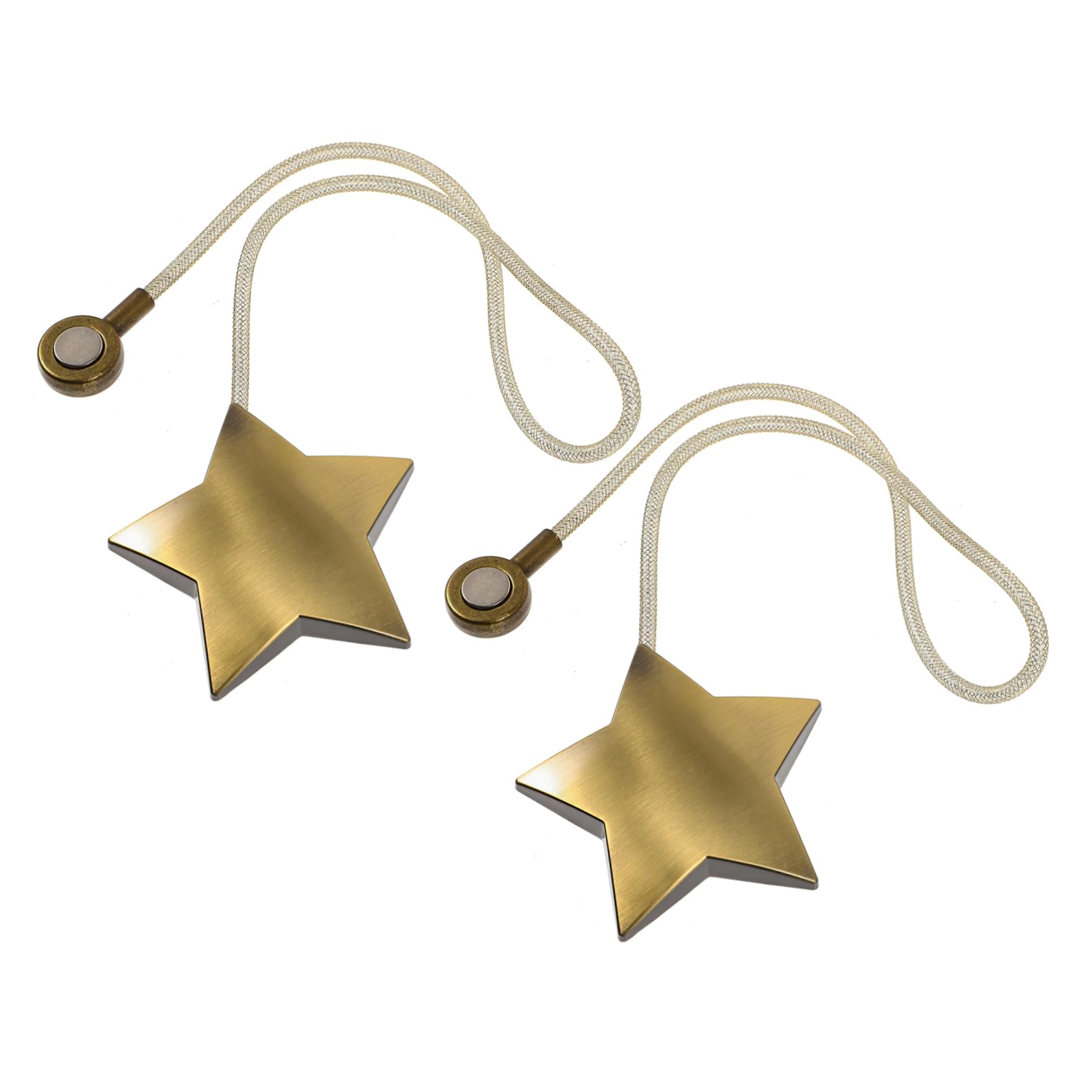 PRETYZOOM 6 Pièces Boucle aimantée pour Rideau Attache de Rideau Boucle de à la Maison e pour Embrasse pour la Maison Sangle de en métal Sangles de x Alliage