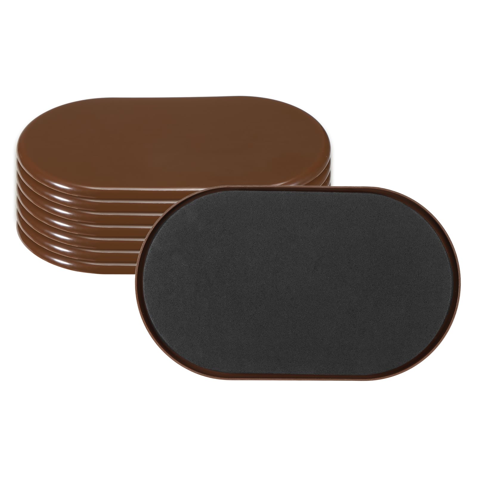 DTGN Cuscinetti per mobili da 12,7-1,9 x 22,9-1,3 cm, marrone, in PP ed EVA