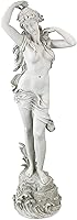Design Toscano Spring Awakening Woman Garden Statue by Auguste Moreau - 40" Tall Antique Stone Resin Outdoor Sculpt