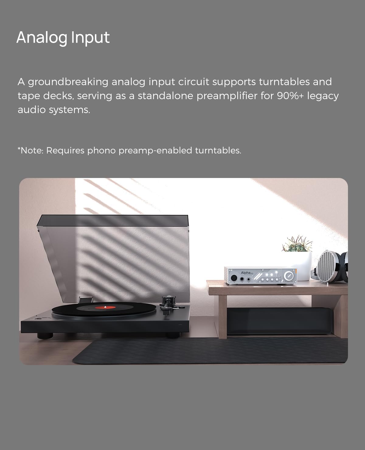 D&A Alpha Pro HI-RES Premium DAC & Headphone AMP DSD512 PCM 768kHz/32bit USB Decoder ES9039MSPRO Chip Flagship Amplifier