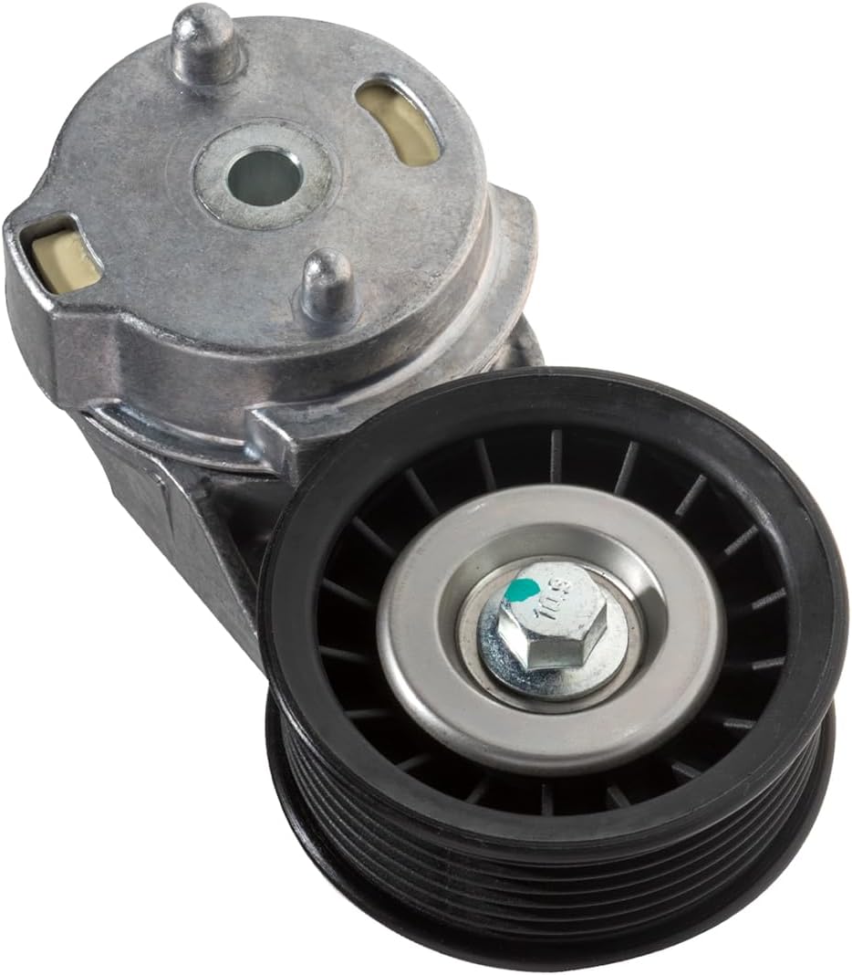 KEYOOG 38382 Accessory Drive Belt Tensioner w/Pulley Assembly (For 5.7L V8 Only) Fit For 2007-2008 Ch-rysler Aspen [2004-2008 Do-dge Durango] 2003-2008 Ram 1500 2500 (OE# 53032130AA 89325)