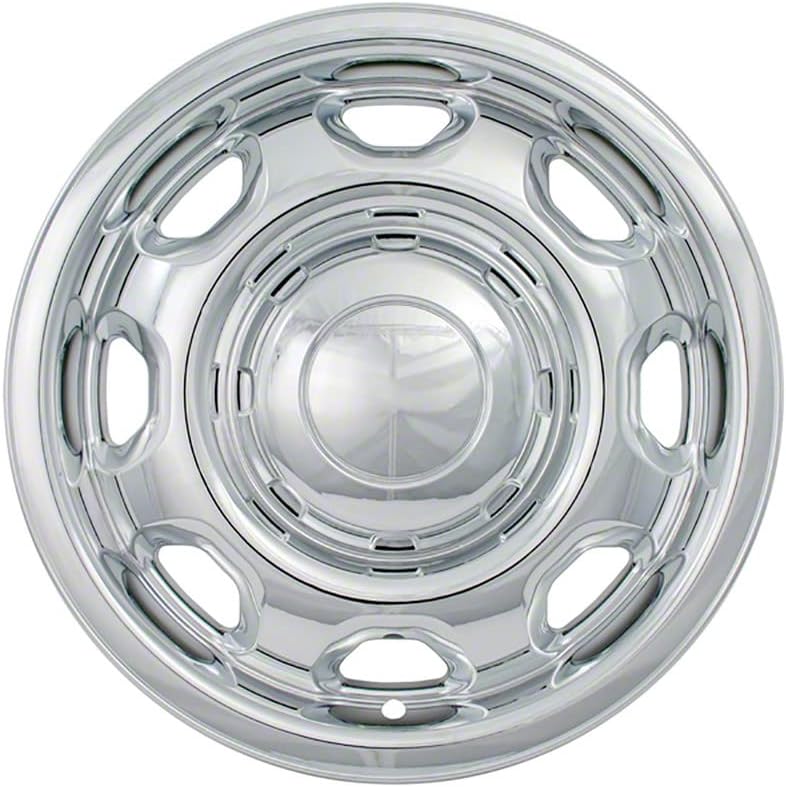 Fuel Rider Set of 4 17 inch Chrome ABS Wheel Skins Impostors Wheel Covers Compatible with 2010-2022 Ford F-150 Wheels- Auto Tire Replacement Cap Cover