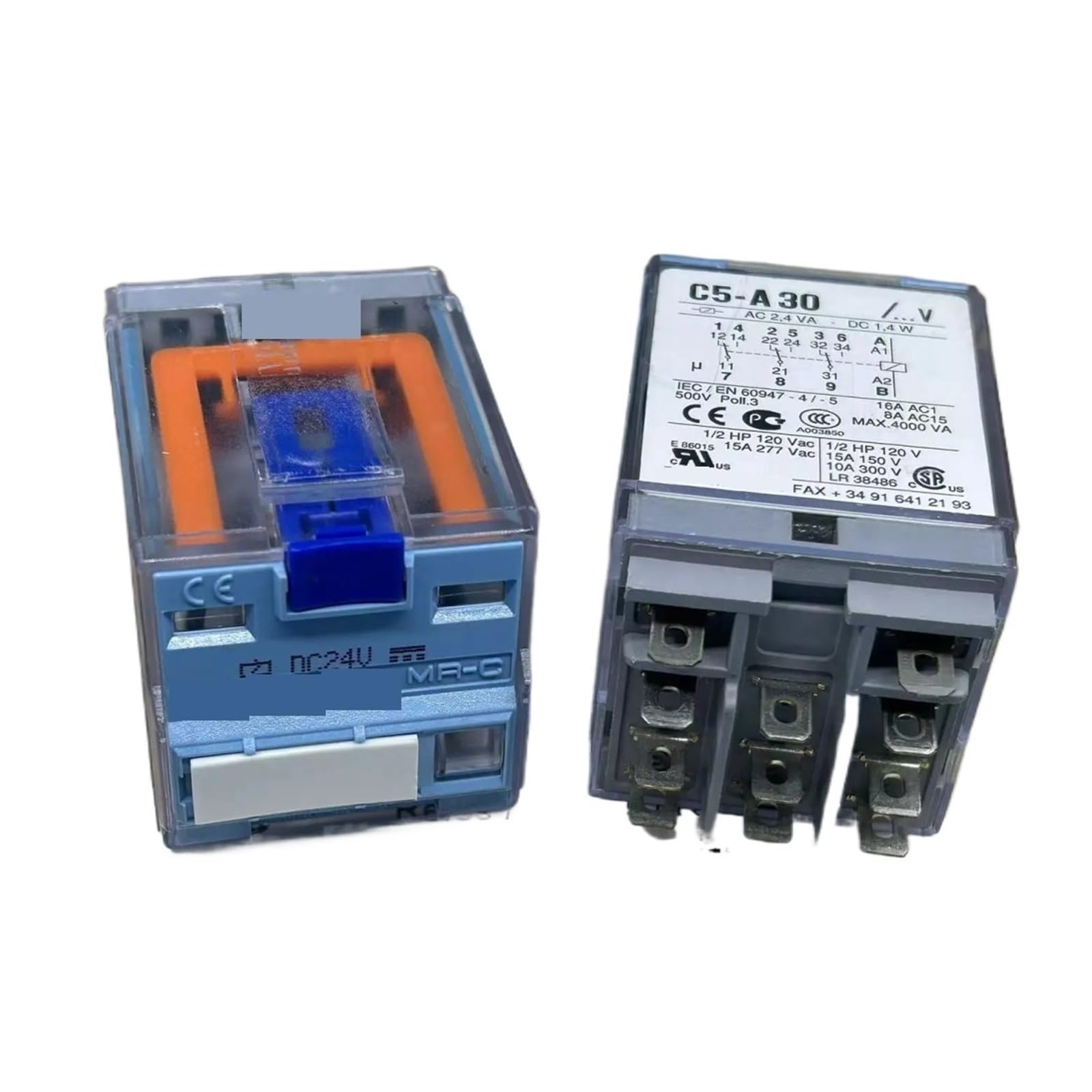Relais de puissance C5-A30 DC220V à 11 broches 16A 250VAC pour circuit électrique