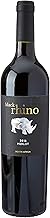 Vinho Tinto Black Rhino Merlot 750 ml Rhino Merlot, Vermelho Granada Profundo com Tons Violetas