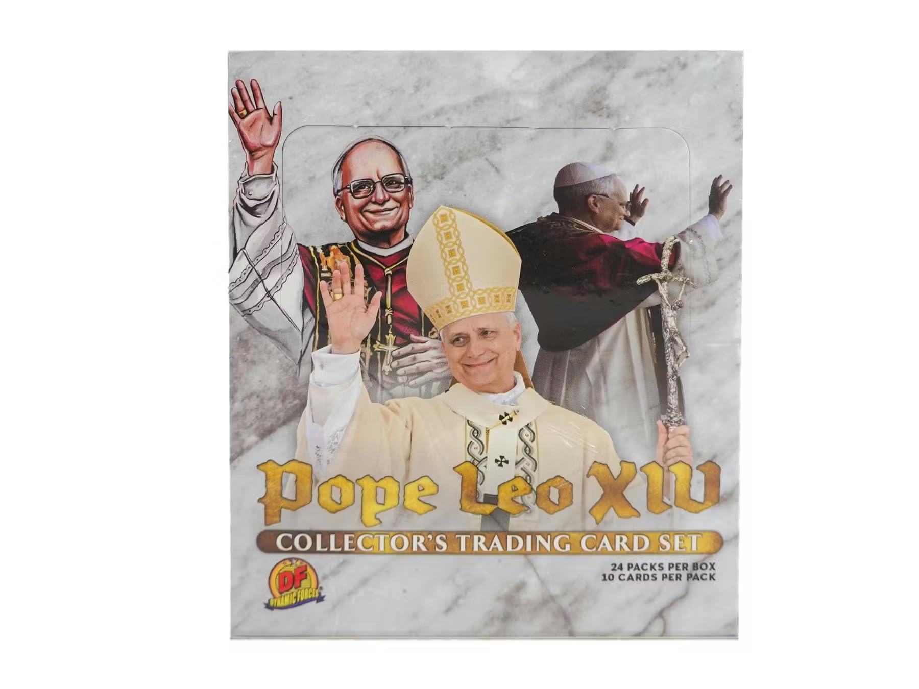 Amazon.com: Pope Leo XIV Collector's Trading Card Set Hobby Box