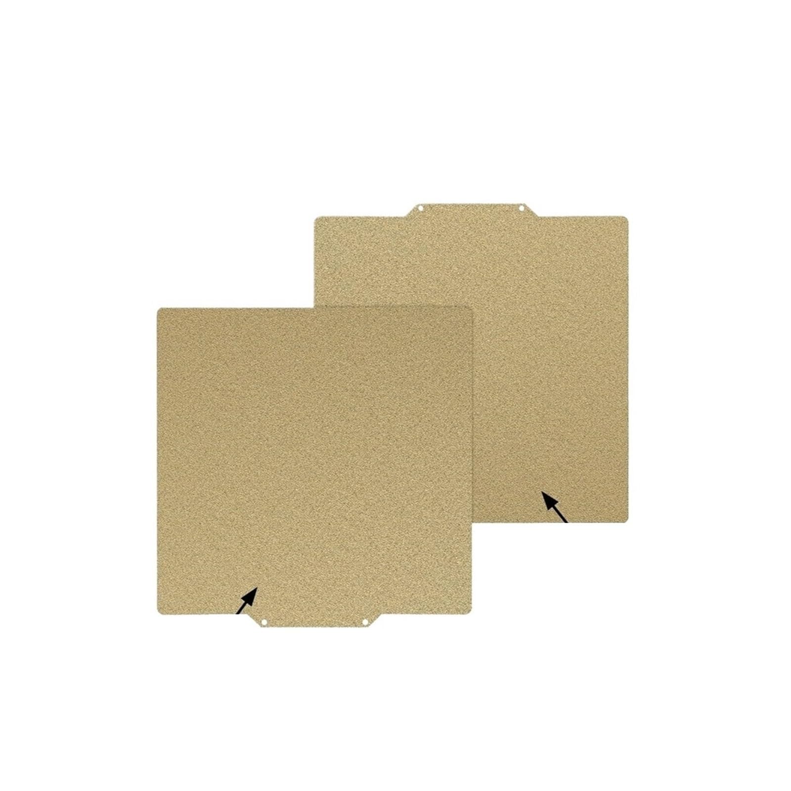 PEI-Federstahl-Bauplatte, kompatibel mit Anycubic | Doppelseitig strukturiertes Federstahl-Heizbett for 3D-Drucker(With base)