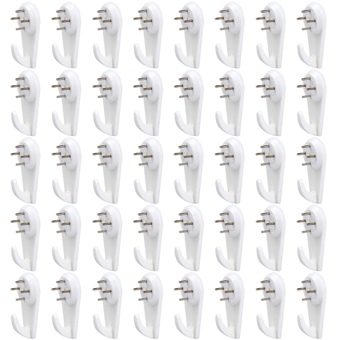 40 Piezas Colgar Cuadros sin Hacer Agujeros Colgadores de Pared para Fijar Cuadros sin taladrar Ganchos para Fijar Cuadros sin Clavos Ganchos para Colgar Cuadros sin taladrar - Cuelga fácil