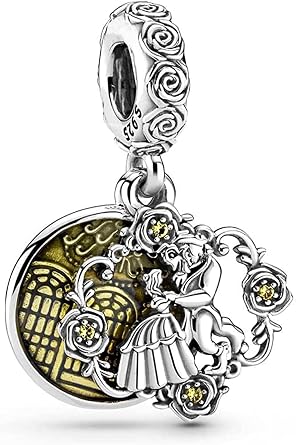The Charmery B and B Dancing Dangle Charm in Sterling Silver 925 Compatible with Pandora Charms,and Many Other UK Charm Bracelets.
