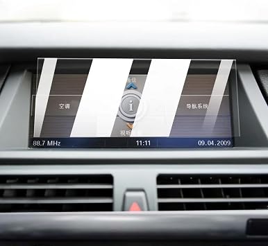 Car Interior Console Radio Screen Film Transparent TPU PPF GPS Navigation Film Anti Scratch,For BMW X5 X6 E70 E71 2008-2013 high definition