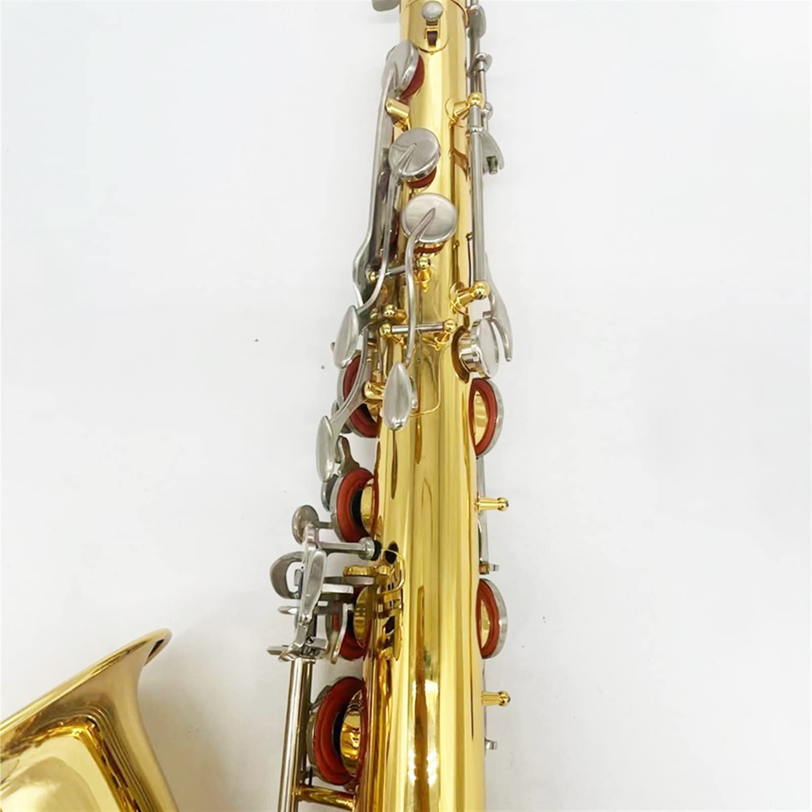 Sax Studente Sassofono Tenore Professionale Sassofono Tenore B-Tuned Placcato Oro Placcato Argento Strumento Sax Tenore