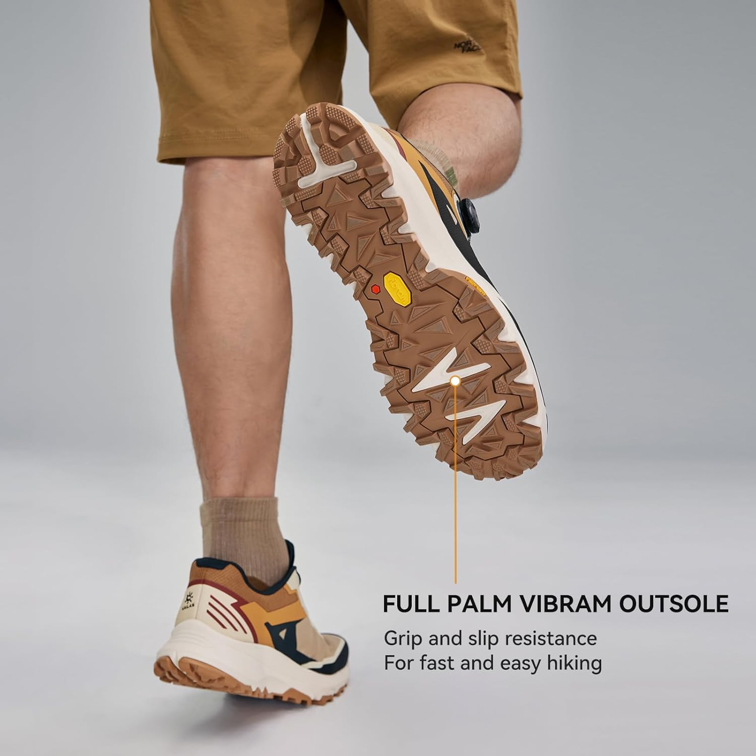 KAILAS Men's Kuocang BOA Hiking Shoe Breathable V Sole Non-Slip Shoes Lightweight Low Height Outdoor Trail Trekking Shoes - Image 4