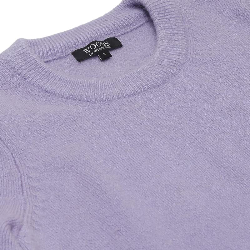 Image of Woods Women Acrylic Round Neck Sweaters