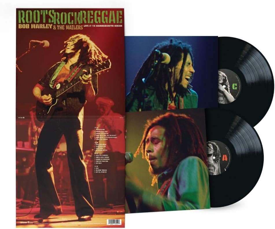 Roots, Rock, Reggae: Live at the Hammersmith Odeon by Bob Marley & The Wailers — album cover