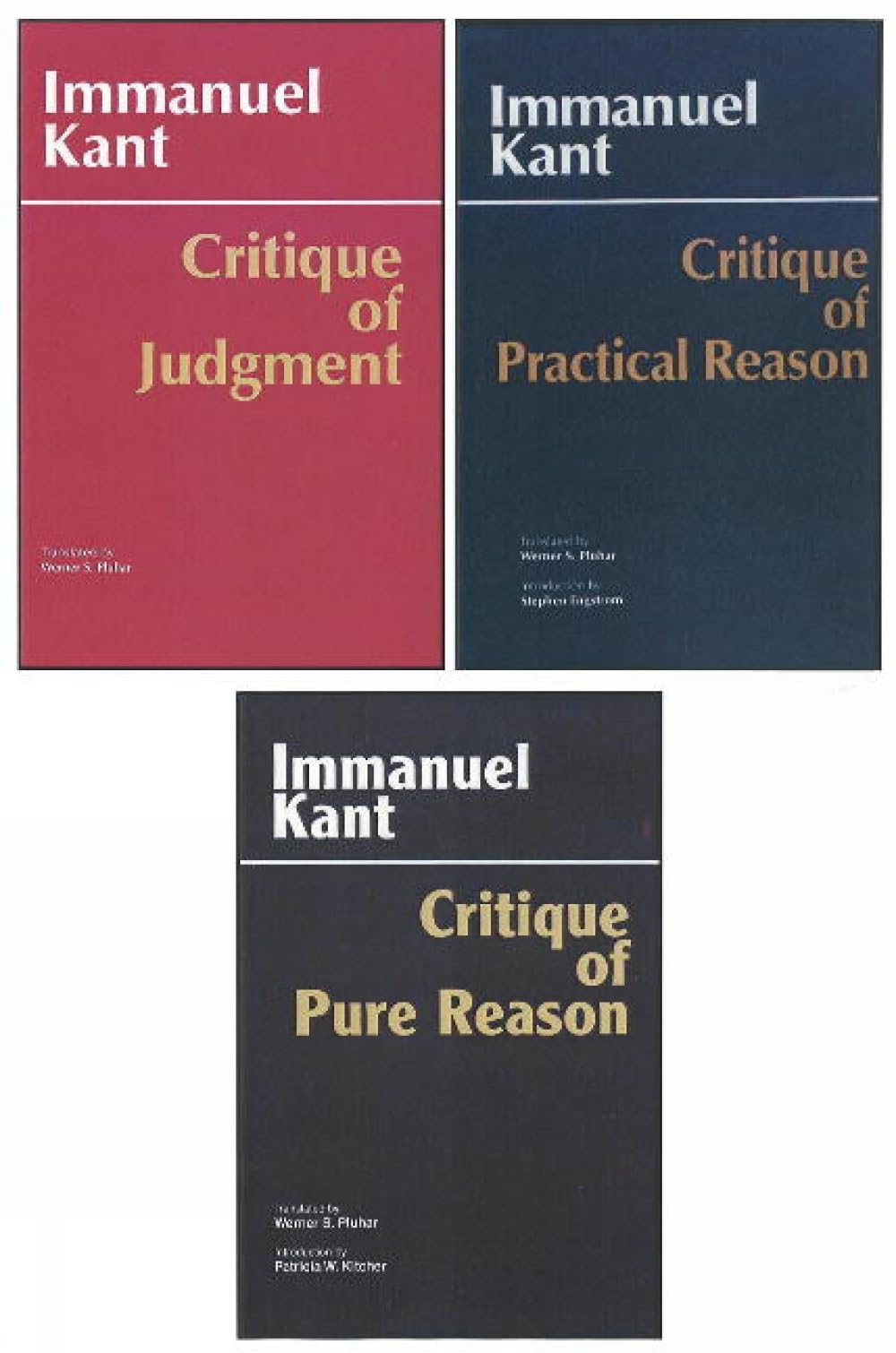 Three Critiques, 3-volume Set by Immanuel Kant, Werner S. Pluhar - 9780872206298