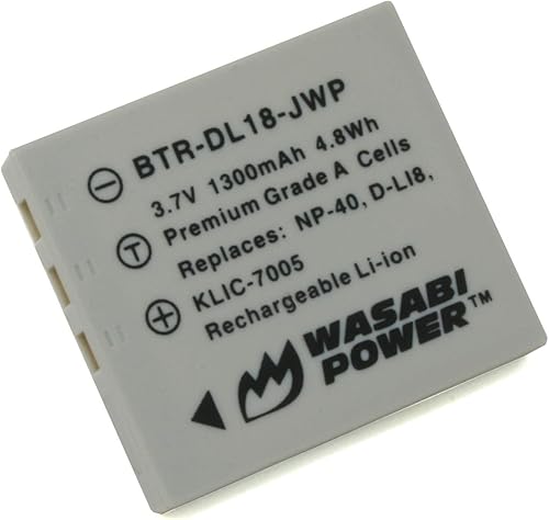 Miniatura 2 de Wasabi Power Batería (paquete de 2) y cargador para Fujifilm NP-40, NP-40N y Fuji FinePix F402, F403, F420, F455, F460, F470, F480, F610, F650,