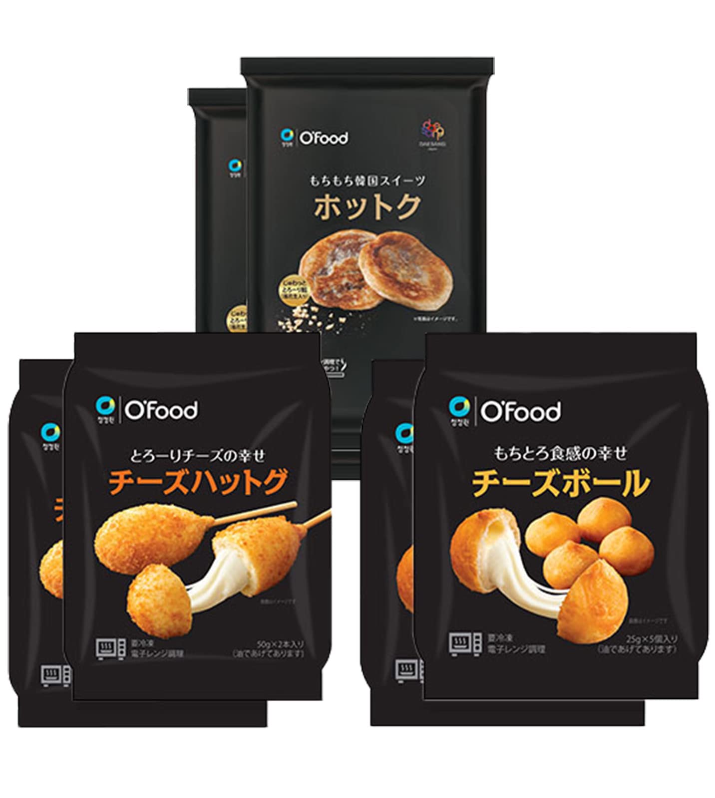 Amazon | 【韓国屋台グルメ3種 各2袋セット】「チーズハットグ (2本