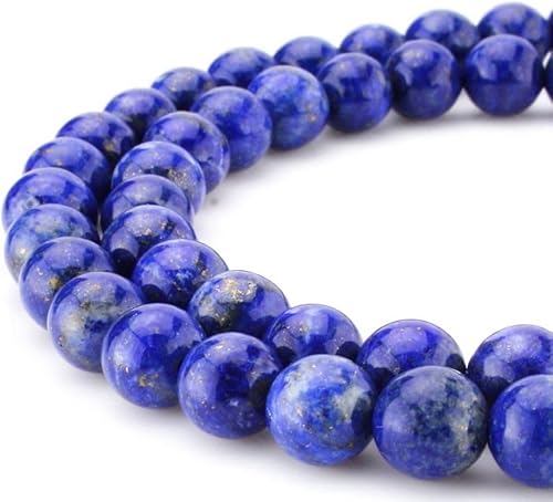 Miniatura 4 de Adabele GS5-8 - 1 hebra de piedras preciosas curativas de lapislázuli azul natural de 0.315 pulgadas (0.315 in), cuentas sueltas redondas (44-47