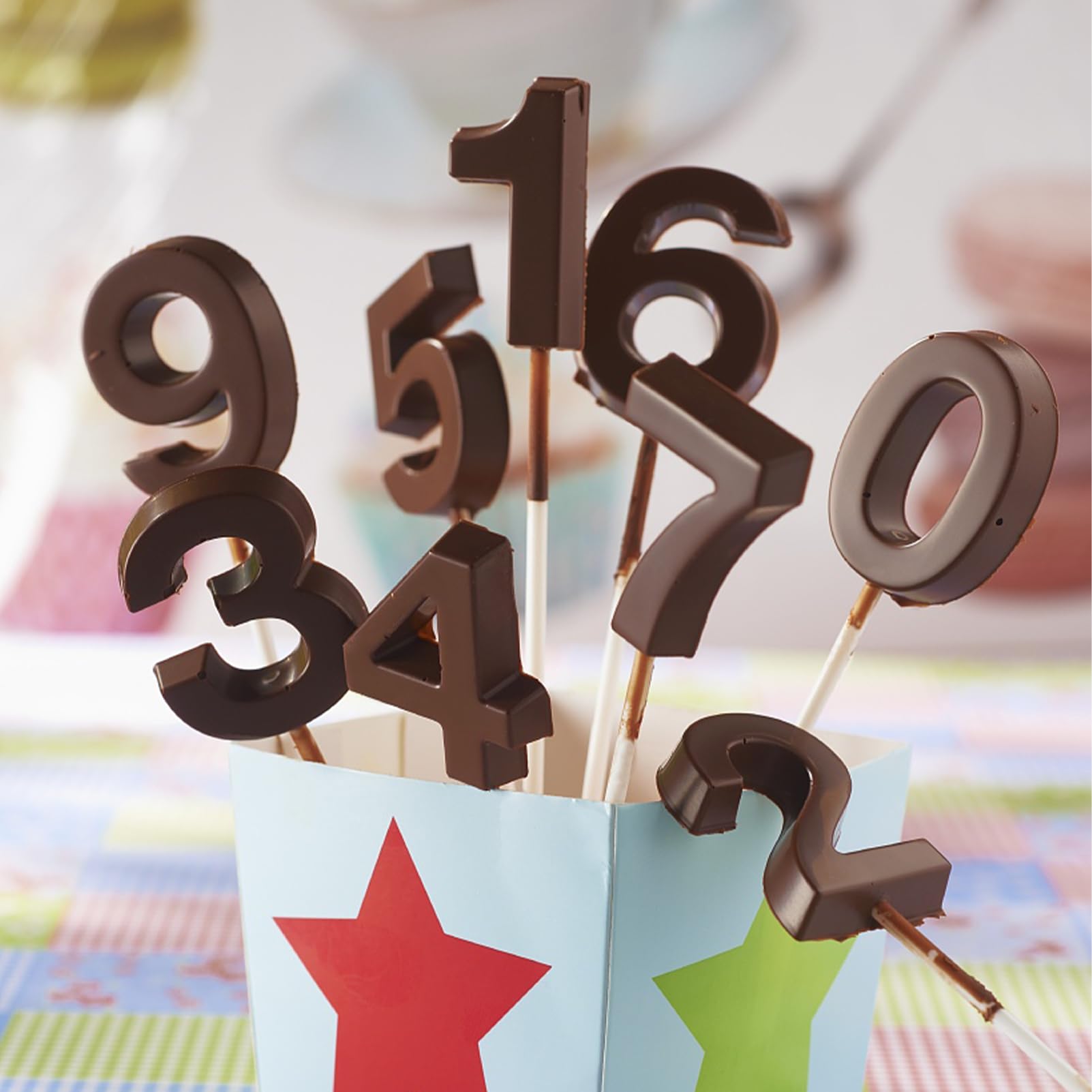 2 Stück Silikonformen Zahlen & Buchstaben – Wiederverwendbar Für Kuchen & Deko