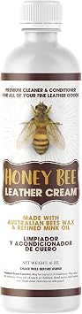 Honey BeeTM Leather Cream, Leather Conditioner