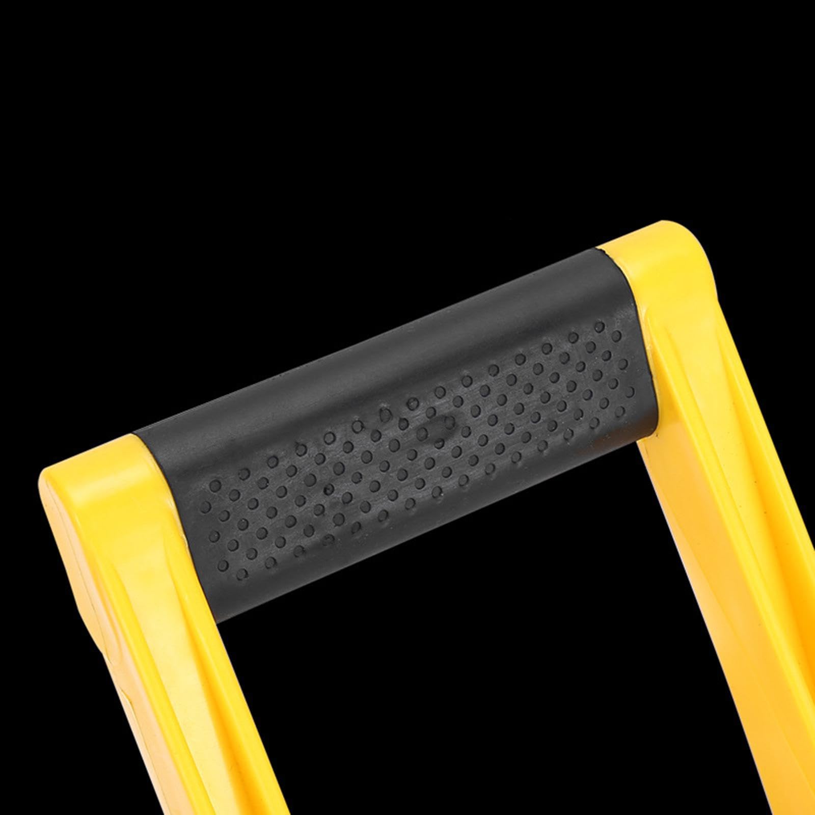 F Fityle Support de panneau de contreplaqué, lève-planche en bois, poignée, pince de chargement de panneau antidérapante pour panneaux de verre en contreplaqué, jaune