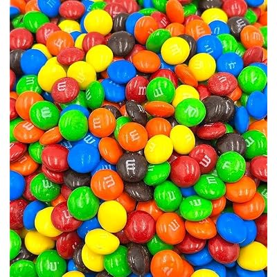 M&M Milk Chocolate Candy - Bulk Chocolate Candy Delicious and Colorful Candy for Party Bags (2 LB., Milk Chocolate)