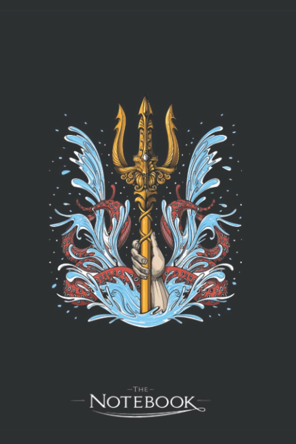 Poseidon Trident Notebook: Amazing Notebook GRATITUDE Notebook / Journal Gift, 120 Pages, 6x9 inches