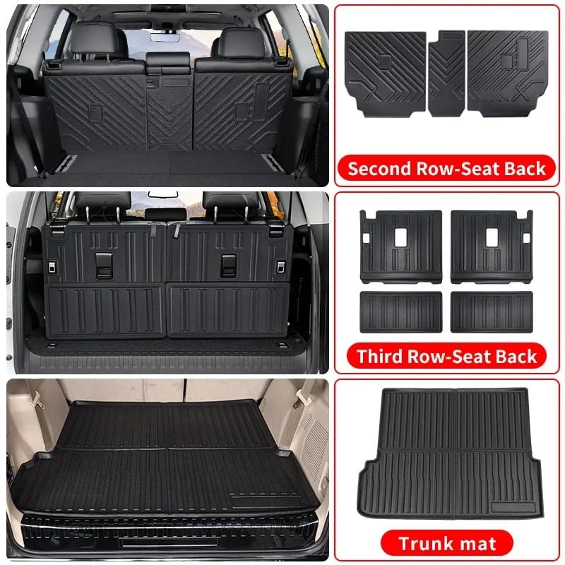 Tapis de coffre Land Cruiser avec coussinet de dossier premium B - 4